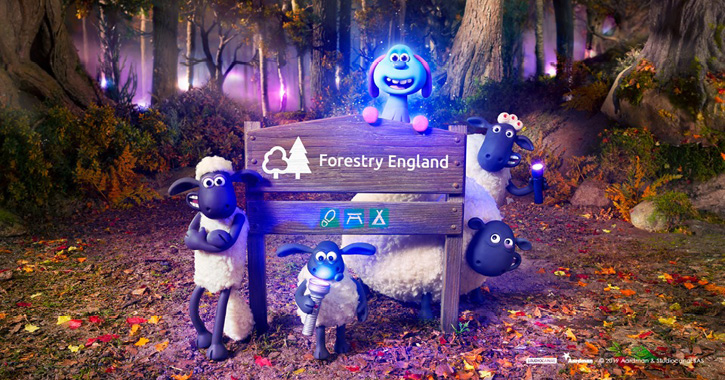 Shaun the Sheep: Farmageddon Glow Trail at Hamsterley Forest